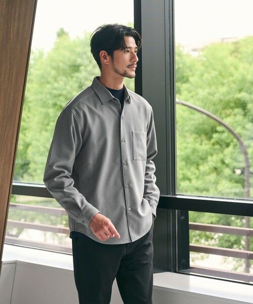 BEAUTY&YOUTH UNITED ARROWS / ビューティー&ユース ユナイテッドアローズ シャツ・ブラウス | 【WEB限定 WARDROBE SMART】ウールライク シャツ | 詳細11