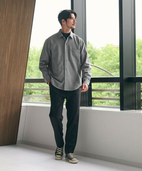 BEAUTY&YOUTH UNITED ARROWS / ビューティー&ユース ユナイテッドアローズ シャツ・ブラウス | 【WEB限定 WARDROBE SMART】ウールライク シャツ | 詳細12