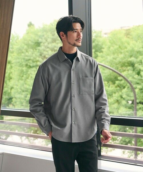 BEAUTY&YOUTH UNITED ARROWS / ビューティー&ユース ユナイテッドアローズ シャツ・ブラウス | 【WEB限定 WARDROBE SMART】ウールライク シャツ | 詳細13