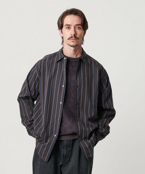 BEAUTY&YOUTH UNITED ARROWS / ビューティー&ユース ユナイテッドアローズ シャツ・ブラウス | ネオ ピッチ ストライプ レギュラー シャツ FORM型 | 詳細1