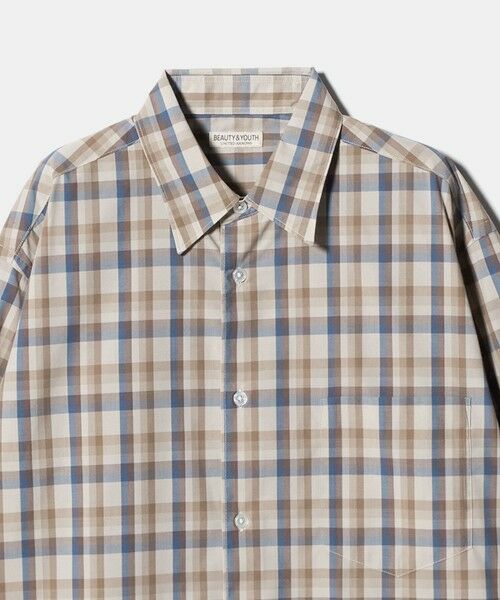 BEAUTY&YOUTH UNITED ARROWS / ビューティー&ユース ユナイテッドアローズ シャツ・ブラウス | ファイン トラッド チェック レギュラー シャツ FORM型 | 詳細9