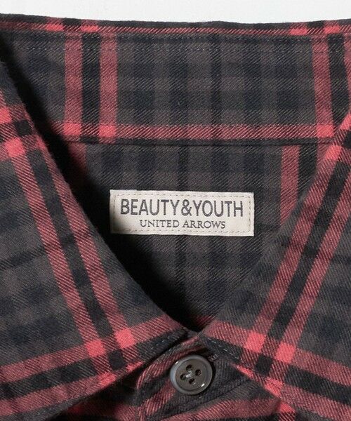 BEAUTY&YOUTH UNITED ARROWS / ビューティー&ユース ユナイテッドアローズ シャツ・ブラウス | H/COUNT VYL チェックレギュラーシャツ FORM型 | 詳細7