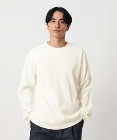 BEAUTY&YOUTH UNITED ARROWS / ビューティー&ユース ユナイテッドアローズ カットソー | ハイゲージ ガスコットン サーマル クルーネック カットソー