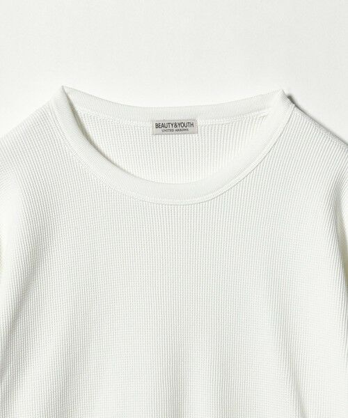 BEAUTY&YOUTH UNITED ARROWS / ビューティー&ユース ユナイテッドアローズ カットソー | ハイゲージ ガスコットン サーマル クルーネック カットソー | 詳細4