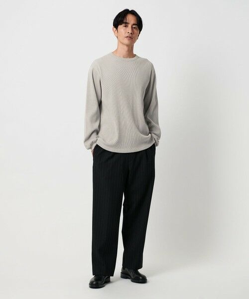 BEAUTY&YOUTH UNITED ARROWS / ビューティー&ユース ユナイテッドアローズ カットソー | ハイゲージ ガスコットン サーマル クルーネック カットソー | 詳細12