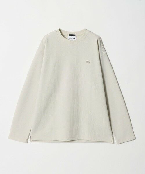 BEAUTY&YOUTH UNITED ARROWS / ビューティー&ユース ユナイテッドアローズ カットソー | ＜LACOSTE for BEAUTY&YOUTH＞ワントーン ロングスリーブ Tシャツ | 詳細6