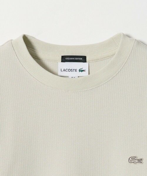 BEAUTY&YOUTH UNITED ARROWS / ビューティー&ユース ユナイテッドアローズ カットソー | ＜LACOSTE for BEAUTY&YOUTH＞ワントーン ロングスリーブ Tシャツ | 詳細8