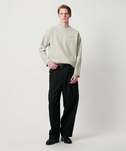 BEAUTY&YOUTH UNITED ARROWS / ビューティー&ユース ユナイテッドアローズ カットソー | ＜LACOSTE for BEAUTY&YOUTH＞ワントーン ロングスリーブ Tシャツ | 詳細2