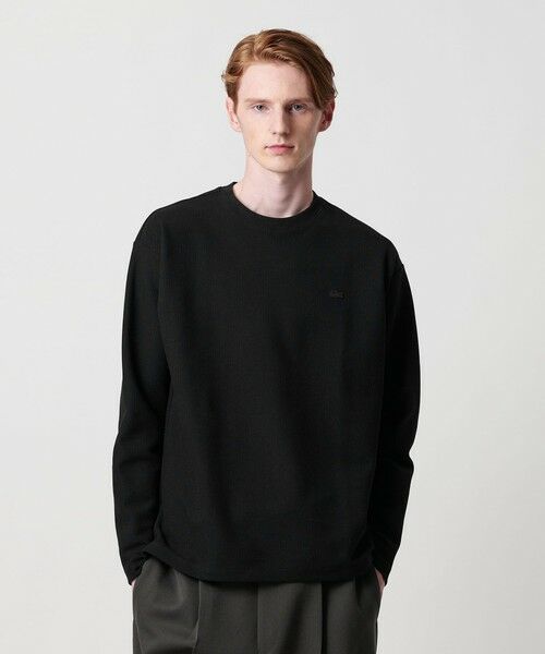 BEAUTY&YOUTH UNITED ARROWS / ビューティー&ユース ユナイテッドアローズ カットソー | ＜LACOSTE for BEAUTY&YOUTH＞ワントーン ロングスリーブ Tシャツ | 詳細10