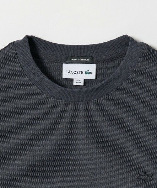 BEAUTY&YOUTH UNITED ARROWS / ビューティー&ユース ユナイテッドアローズ カットソー | ＜LACOSTE for BEAUTY&YOUTH＞ワントーン ロングスリーブ Tシャツ | 詳細19