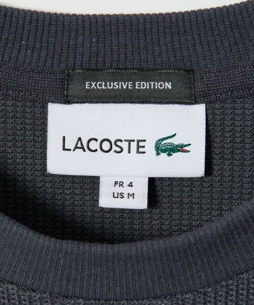 BEAUTY&YOUTH UNITED ARROWS / ビューティー&ユース ユナイテッドアローズ カットソー | ＜LACOSTE for BEAUTY&YOUTH＞ワントーン ロングスリーブ Tシャツ | 詳細23