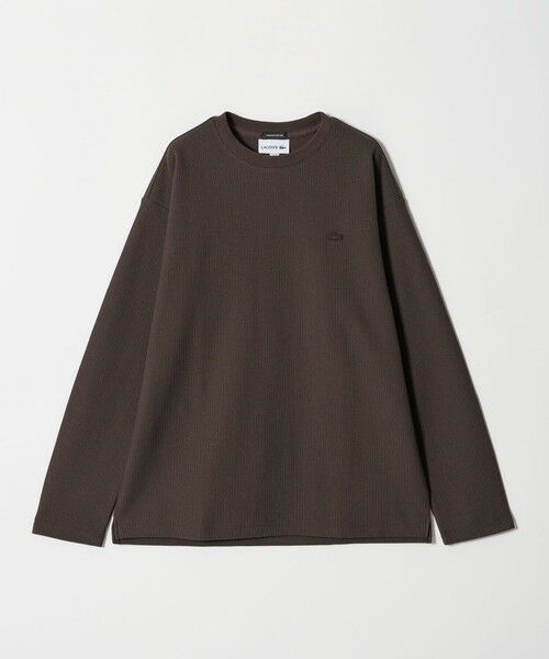 BEAUTY&YOUTH UNITED ARROWS / ビューティー&ユース ユナイテッドアローズ カットソー | ＜LACOSTE for BEAUTY&YOUTH＞ワントーン ロングスリーブ Tシャツ | 詳細25