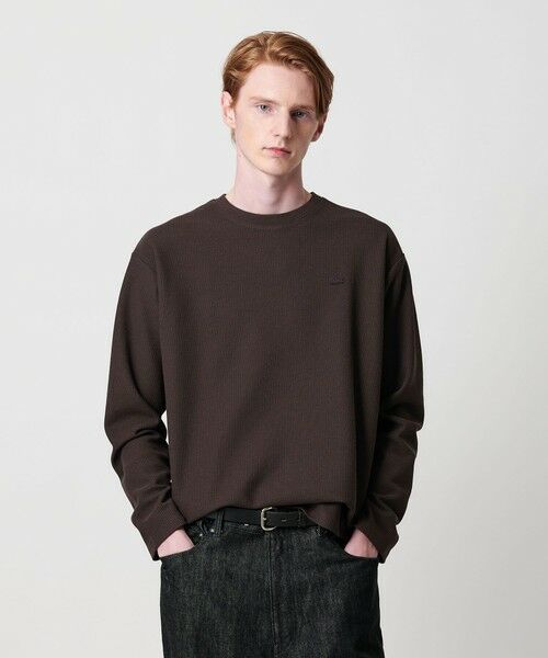 BEAUTY&YOUTH UNITED ARROWS / ビューティー&ユース ユナイテッドアローズ カットソー | ＜LACOSTE for BEAUTY&YOUTH＞ワントーン ロングスリーブ Tシャツ | 詳細24