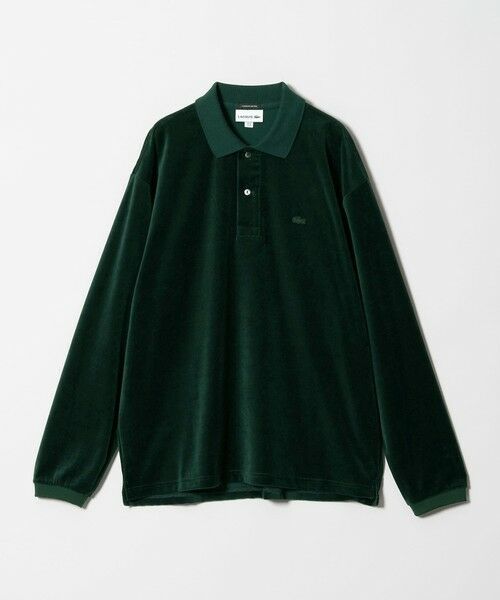 BEAUTY&YOUTH UNITED ARROWS / ビューティー&ユース ユナイテッドアローズ カットソー | ＜LACOSTE for BEAUTY&YOUTH＞ ベロア ポロシャツ | 詳細3
