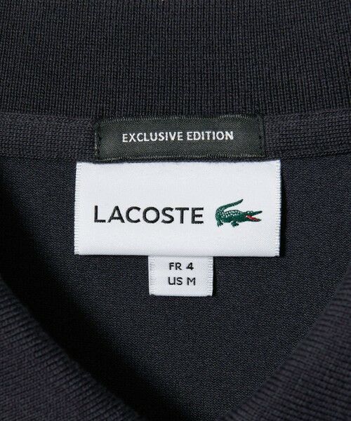 BEAUTY&YOUTH UNITED ARROWS / ビューティー&ユース ユナイテッドアローズ カットソー | ＜LACOSTE for BEAUTY&YOUTH＞ ベロア ポロシャツ | 詳細15