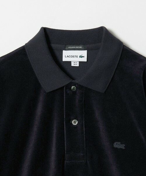BEAUTY&YOUTH UNITED ARROWS / ビューティー&ユース ユナイテッドアローズ カットソー | ＜LACOSTE for BEAUTY&YOUTH＞ ベロア ポロシャツ | 詳細10