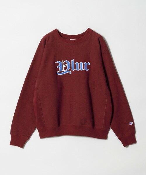 BEAUTY & YOUTH UNITED ARROWS/ビューティー&ユース ユナイテッドアローズ <CHAMPION×BEAUTY & YOUTH>パッチ スウェット WINE XL BEAUTY & YOUTH UNITED ARROWS/ビューティー&ユース ユナイテッドアローズ <CHAMPION×BEAUTY & YOUTH>パッチ スウェット WINE XL