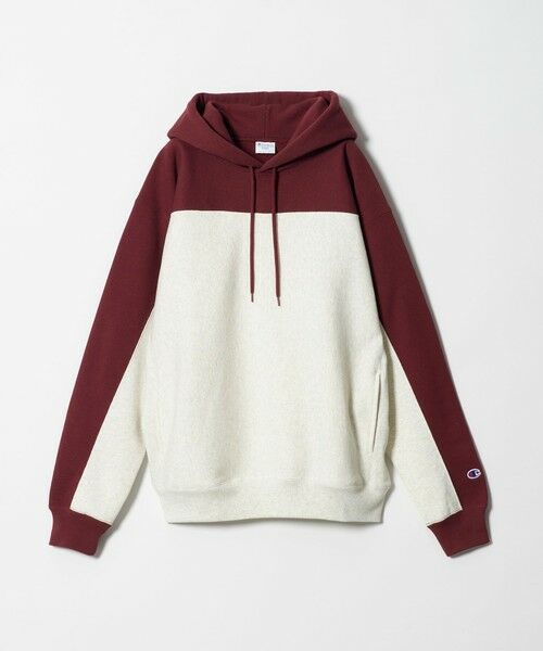 BEAUTY&YOUTH UNITED ARROWS / ビューティー&ユース ユナイテッドアローズ パーカー | ＜CHAMPION×BEAUTY&YOUTH＞コントラスト パーカー（WINE）