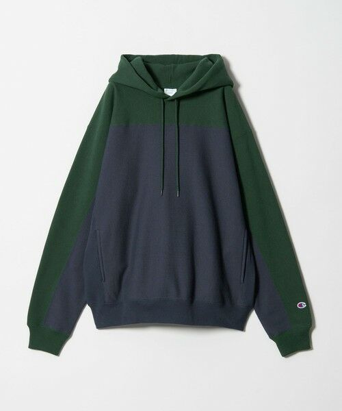 BEAUTY & YOUTH UNITED ARROWS/ビューティー&ユース ユナイテッドアローズ <CHAMPION×BEAUTY & YOUTH>コントラスト パーカー DK. GREEN S BEAUTY & YOUTH UNITED ARROWS/ビューティー&ユース ユナイテッドアローズ <CHAMPION×BEAUTY & YOUTH>コントラスト パーカー DK. GREEN S