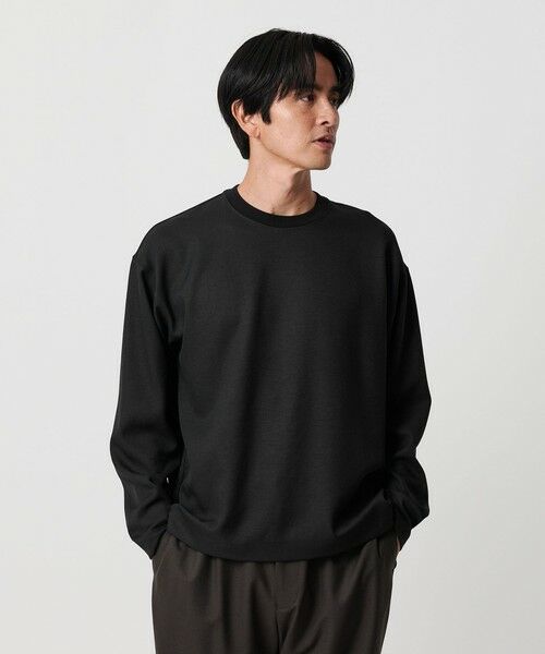 BEAUTY & YOUTH UNITED ARROWS/ビューティー&ユース ユナイテッドアローズ FUSION TWL フィッシュスリーブ クルーネック カットソー BLACK L BEAUTY & YOUTH UNITED ARROWS/ビューティー&ユース ユナイテッドアローズ FUSION TWL フィッシュスリーブ クルーネック カットソー BLACK L