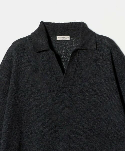 BEAUTY&YOUTH UNITED ARROWS / ビューティー&ユース ユナイテッドアローズ ニット・セーター | ペイパー アゼ スキッパー ニット | 詳細8