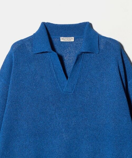 BEAUTY&YOUTH UNITED ARROWS / ビューティー&ユース ユナイテッドアローズ ニット・セーター | ペイパー アゼ スキッパー ニット | 詳細14