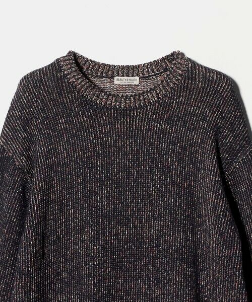 BEAUTY&YOUTH UNITED ARROWS / ビューティー&ユース ユナイテッドアローズ ニット・セーター | VIBRENT ブレンド コットン クルーネック ニット | 詳細15