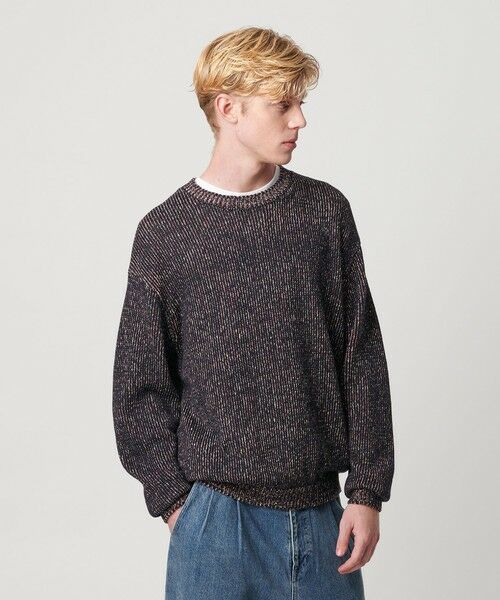 BEAUTY&YOUTH UNITED ARROWS / ビューティー&ユース ユナイテッドアローズ ニット・セーター | VIBRENT ブレンド コットン クルーネック ニット | 詳細8