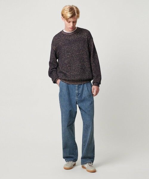 BEAUTY&YOUTH UNITED ARROWS / ビューティー&ユース ユナイテッドアローズ ニット・セーター | VIBRENT ブレンド コットン クルーネック ニット | 詳細9