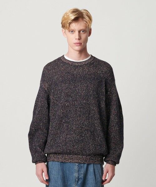 BEAUTY&YOUTH UNITED ARROWS / ビューティー&ユース ユナイテッドアローズ ニット・セーター | VIBRENT ブレンド コットン クルーネック ニット | 詳細10