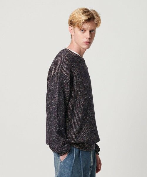 BEAUTY & YOUTH UNITED ARROWS/ビューティー&ユース ユナイテッドアローズ VIBRENT ブレンド コットン クルーネック ニット NAVY L BEAUTY & YOUTH UNITED ARROWS/ビューティー&ユース ユナイテッドアローズ VIBRENT ブレンド コットン クルーネック ニット NAVY L