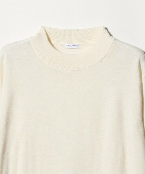 BEAUTY&YOUTH UNITED ARROWS / ビューティー&ユース ユナイテッドアローズ ニット・セーター | 【WEB限定 WARDROBE SMART】マシーンウォッシャブル ウールミックス ジャケット クルーネック | 詳細5