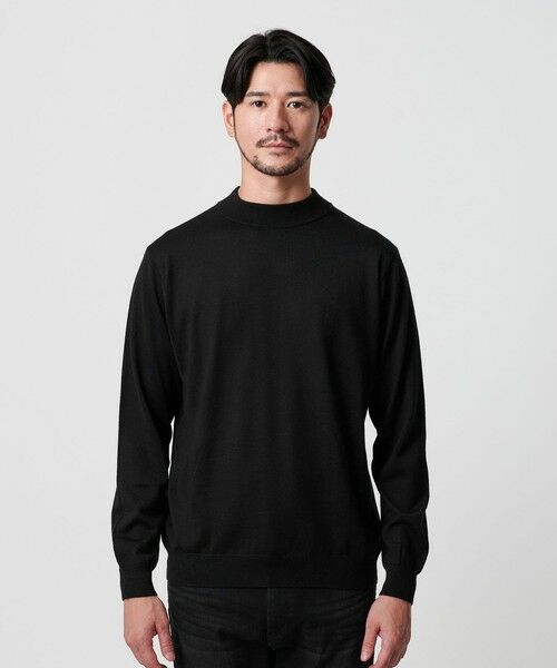 BEAUTY&YOUTH UNITED ARROWS / ビューティー&ユース ユナイテッドアローズ ニット・セーター | 【WEB限定 WARDROBE SMART】マシーンウォッシャブル ウールミックス ジャケット クルーネック | 詳細9