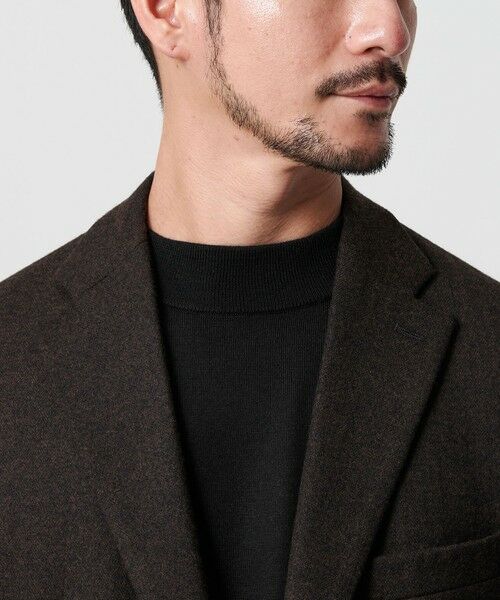 BEAUTY&YOUTH UNITED ARROWS / ビューティー&ユース ユナイテッドアローズ ニット・セーター | 【WEB限定 WARDROBE SMART】マシーンウォッシャブル ウールミックス ジャケット クルーネック | 詳細12