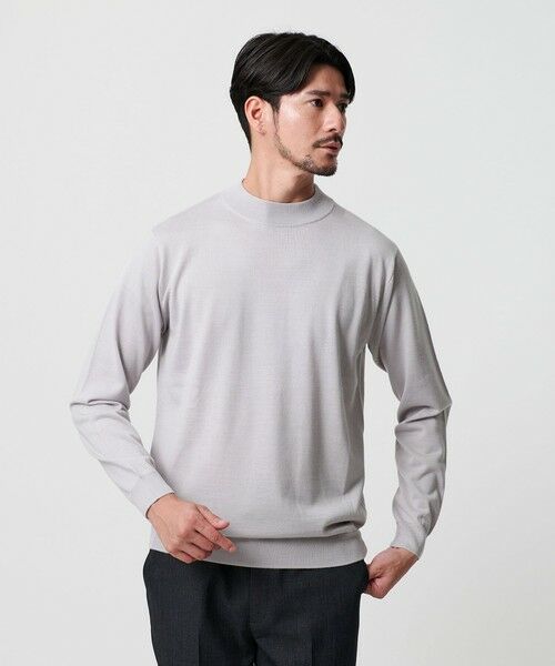 BEAUTY&YOUTH UNITED ARROWS / ビューティー&ユース ユナイテッドアローズ ニット・セーター | 【WEB限定 WARDROBE SMART】マシーンウォッシャブル ウールミックス ジャケット クルーネック | 詳細17