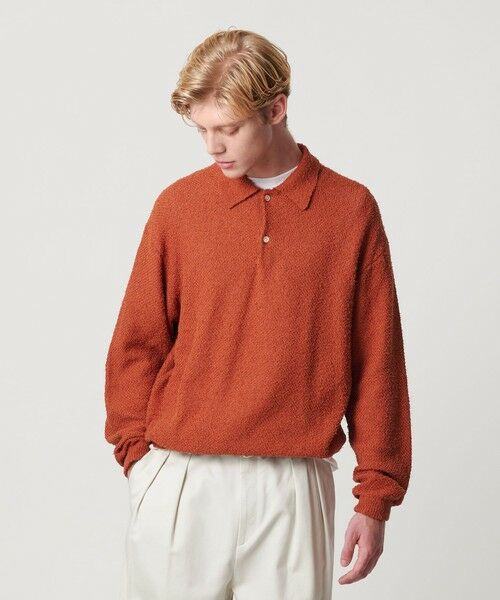 BEAUTY&YOUTH UNITED ARROWS / ビューティー&ユース ユナイテッドアローズ ニット・セーター | ニュアンス カール 2B ポロニット | 詳細6