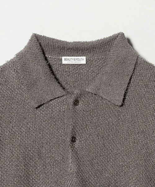 BEAUTY&YOUTH UNITED ARROWS / ビューティー&ユース ユナイテッドアローズ ニット・セーター | ニュアンス カール 2B ポロニット | 詳細18