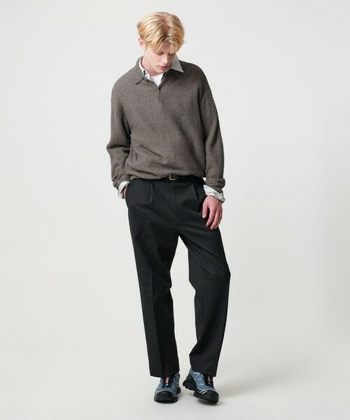 BEAUTY&YOUTH UNITED ARROWS / ビューティー&ユース ユナイテッドアローズ ニット・セーター | ニュアンス カール 2B ポロニット | 詳細12