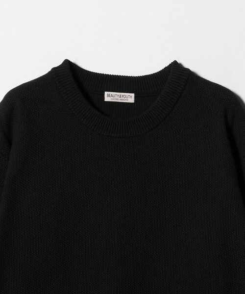 BEAUTY&YOUTH UNITED ARROWS / ビューティー&ユース ユナイテッドアローズ ニット・セーター | ガスコットン リンクス クルーネック ニット | 詳細4