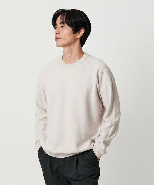 BEAUTY&YOUTH UNITED ARROWS / ビューティー&ユース ユナイテッドアローズ ニット・セーター | ガスコットン リンクス クルーネック ニット | 詳細6