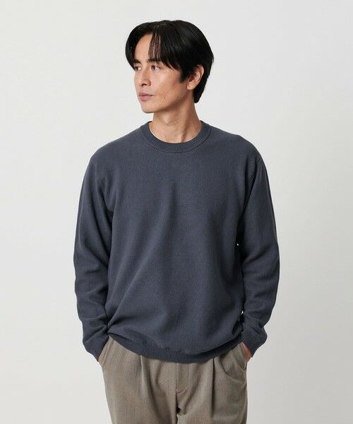 BEAUTY&YOUTH UNITED ARROWS / ビューティー&ユース ユナイテッドアローズ ニット・セーター | ガスコットン リンクス クルーネック ニット | 詳細11