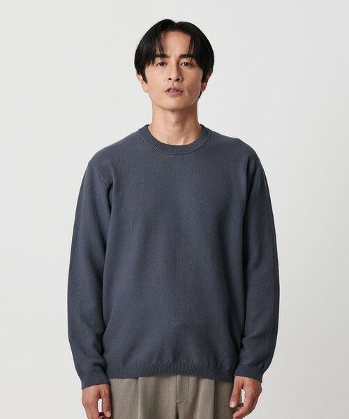 BEAUTY&YOUTH UNITED ARROWS / ビューティー&ユース ユナイテッドアローズ ニット・セーター | ガスコットン リンクス クルーネック ニット | 詳細13