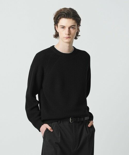 BEAUTY&YOUTH UNITED ARROWS / ビューティー&ユース ユナイテッドアローズ ニット・セーター | クリスプ アゼ スリーク クルーネック ニット | 詳細2