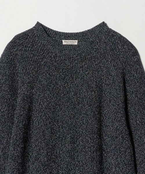 BEAUTY&YOUTH UNITED ARROWS / ビューティー&ユース ユナイテッドアローズ ニット・セーター | クリスプ アゼ スリーク クルーネック ニット | 詳細9