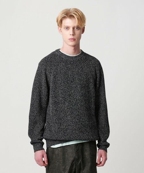 BEAUTY&YOUTH UNITED ARROWS / ビューティー&ユース ユナイテッドアローズ ニット・セーター | クリスプ アゼ スリーク クルーネック ニット | 詳細6