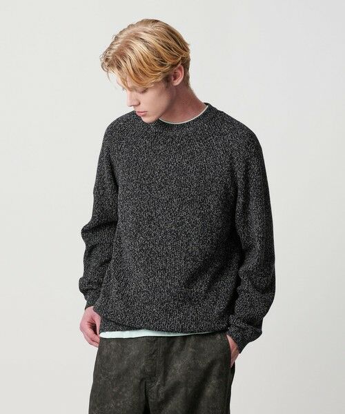 BEAUTY & YOUTH UNITED ARROWS/ビューティー&ユース ユナイテッドアローズ クリスプ アゼ スリーク クルーネック ニット その他1 L