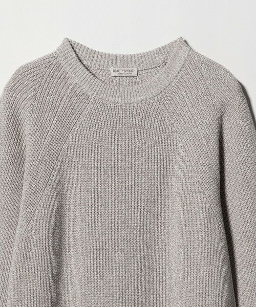 BEAUTY&YOUTH UNITED ARROWS / ビューティー&ユース ユナイテッドアローズ ニット・セーター | クリスプ アゼ スリーク クルーネック ニット | 詳細15