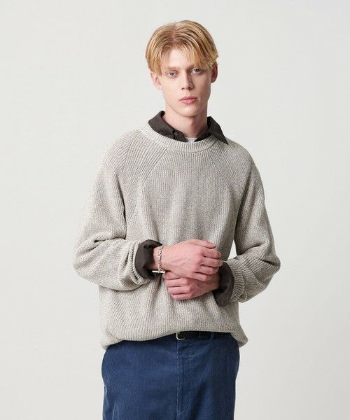 BEAUTY&YOUTH UNITED ARROWS / ビューティー&ユース ユナイテッドアローズ ニット・セーター | クリスプ アゼ スリーク クルーネック ニット(その他2)