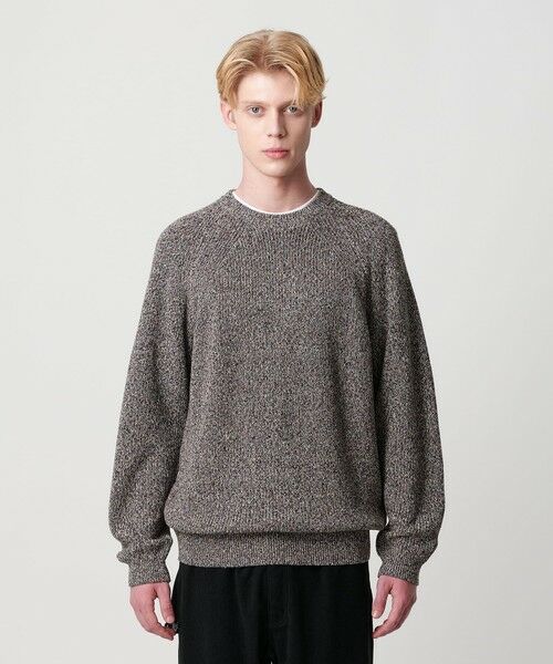 BEAUTY&YOUTH UNITED ARROWS / ビューティー&ユース ユナイテッドアローズ ニット・セーター | クリスプ アゼ スリーク クルーネック ニット | 詳細22