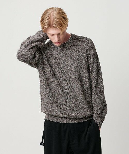 BEAUTY&YOUTH UNITED ARROWS / ビューティー&ユース ユナイテッドアローズ ニット・セーター | クリスプ アゼ スリーク クルーネック ニット | 詳細18
